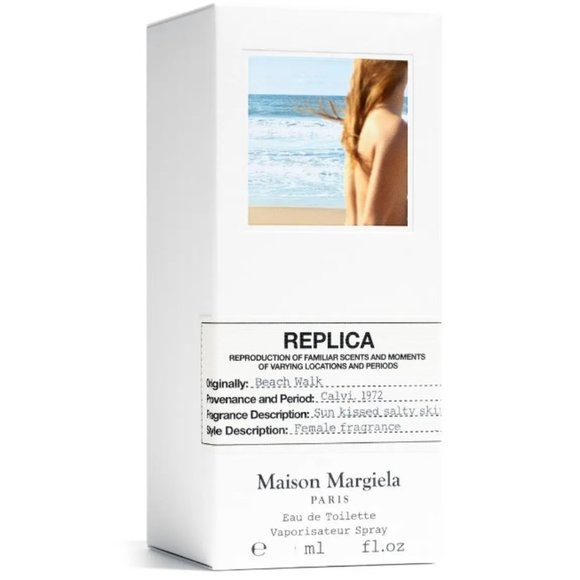 Maison Margiela Replica Beach Walk EDT, Floral, Ocean, NEW - Mini 0.2 oz. 7 ml. - Picture 3 of 10